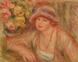 Madame Jean Renoir (Auguste Renoir) - Muzeo.com