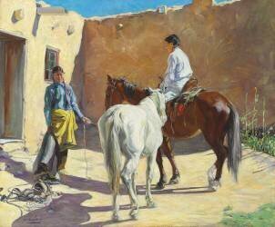 Making Ready (Walter Ufer) - Muzeo.com