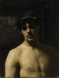 Man Wearing Laurels (John Singer Sargent) - Muzeo.com