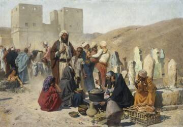Marchands au Caire (Charles Wilda) - Muzeo.com