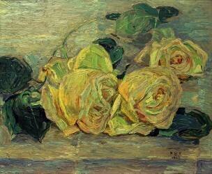 Maréchal-Niel-Roses (Heinrich Vogeler) - Muzeo.com