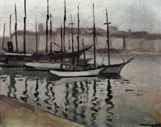 Marseille en hiver (Albert Marquet) - Muzeo.com