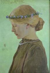 Martha de Hembarg (Heinrich Vogeler) - Muzeo.com