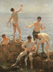 Midsummer Morning (Henry Scott Tuke) - Muzeo.com