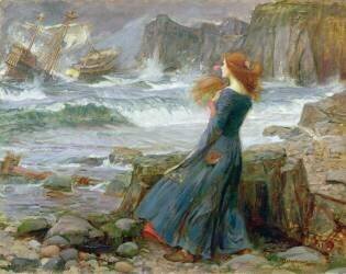 Miranda (John William Waterhouse) - Muzeo.com