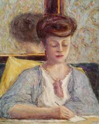 Misia Godeski writing (Pierre Bonnard) - Muzeo.com
