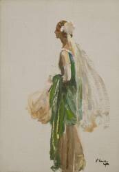 Miss Diane Chamberlain (John Lavery) - Muzeo.com