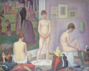 Models (Georges Seurat) - Muzeo.com