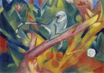 Monkey (Franz Marc) - Muzeo.com