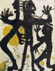 Moon commas (Louis Soutter) - Muzeo.com