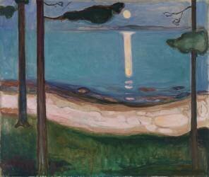 Moonlight (Edvard Munch) - Muzeo.com