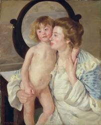 Mother and Boy (Mary Cassatt) - Muzeo.com