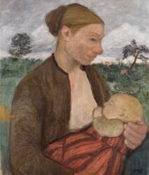 Mother and Child (Paula Modersohn-Becker) - Muzeo.com