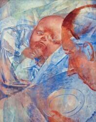 Mother and Child (Kuzma Sergeevich Petrov-Vodkin) - Muzeo.com