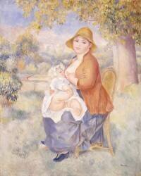 Mother and Child (Auguste Renoir) - Muzeo.com
