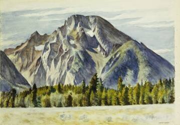 Mount Moran (Edward Hopper) - Muzeo.com