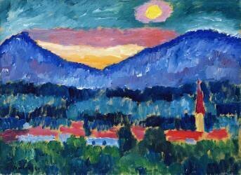 Mountain Village (Alexej von Jawlensky) - Muzeo.com