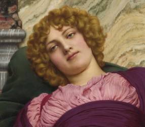 Myrhinna (John William Godward) - Muzeo.com