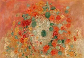 Nasturtiums (Odilon Redon) - Muzeo.com