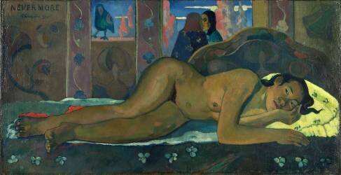 Nevermore (Paul Gauguin) - Muzeo.com