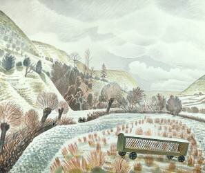 New Year Snow (Eric Ravilious) - Muzeo.com