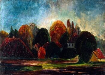 Norwegian Landscape (Edvard Munch) - Muzeo.com