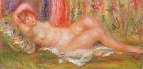 Nude on Couch (Auguste Renoir) - Muzeo.com