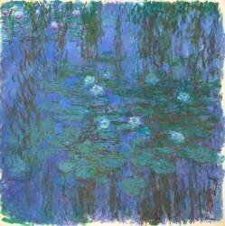 Nymphéas bleus (Claude Monet) - Muzeo.com