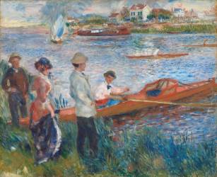 Oarsmen at Chatou (Auguste Renoir) - Muzeo.com
