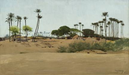 Oase (Wilhelm Kuhnert) - Muzeo.com