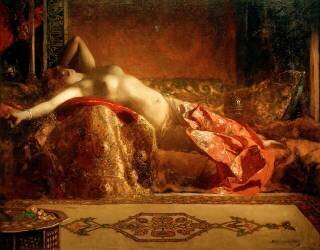 Odalisque couchée (Benjamin-Constant) - Muzeo.com