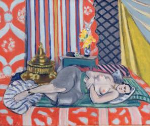 Odalisque in grey culottes (Henri Matisse) - Muzeo.com