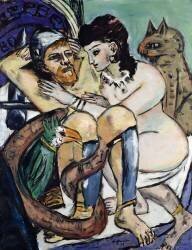 Odysseus and Calypso (Max Beckmann) - Muzeo.com