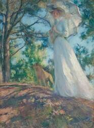 On Bos'n's Hill (Edmund Charles Tarbell) - Muzeo.com