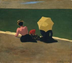 On the Beach (Félix Vallotton) - Muzeo.com