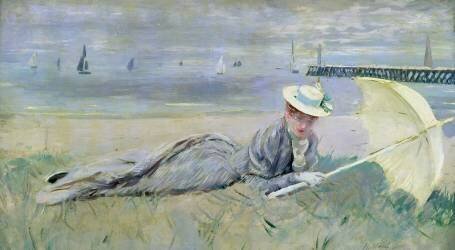 On the Beach (Paul César Helleu) - Muzeo.com