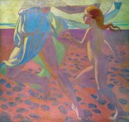 On the Beach (Maurice Denis) - Muzeo.com