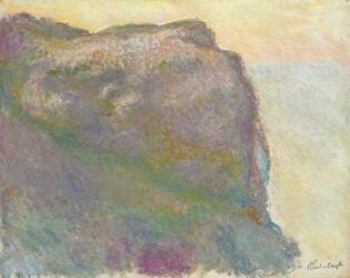 On the Cliff (Claude Monet) - Muzeo.com