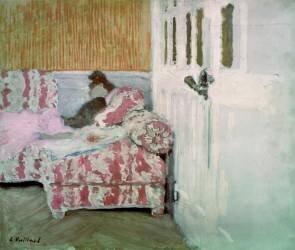 On the Sofa (Edouard Vuillard) - Muzeo.com