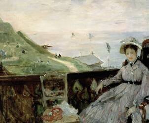 On the Terrace (Berthe Morisot) - Muzeo.com