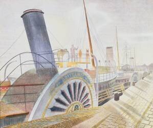 Paddle Steamers (Eric Ravilious) - Muzeo.com