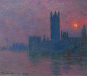 Parliament (Claude Monet) - Muzeo.com