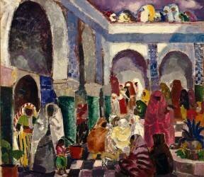 Patio in Algiers (Charles Dufresne) - Muzeo.com