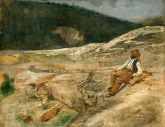 Paysage (Gustave Courbet) - Muzeo.com