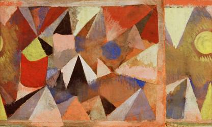 Paysage de montagne (Paul Klee) - Muzeo.com