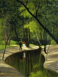 Paysage du Boulogne (Félix Vallotton) - Muzeo.com