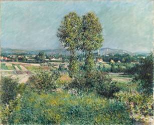 Paysage à Argenteuil (Gustave Caillebotte) - Muzeo.com