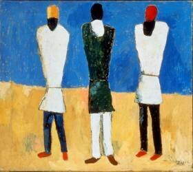 Peasants (Kazimir Malevitch) - Muzeo.com