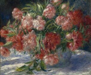 Peonies (Auguste Renoir) - Muzeo.com
