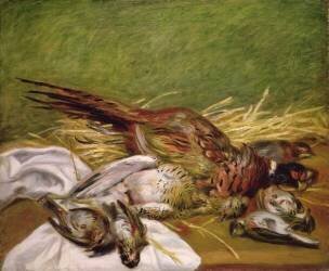 Pheasant and Thrushes (Auguste Renoir) - Muzeo.com